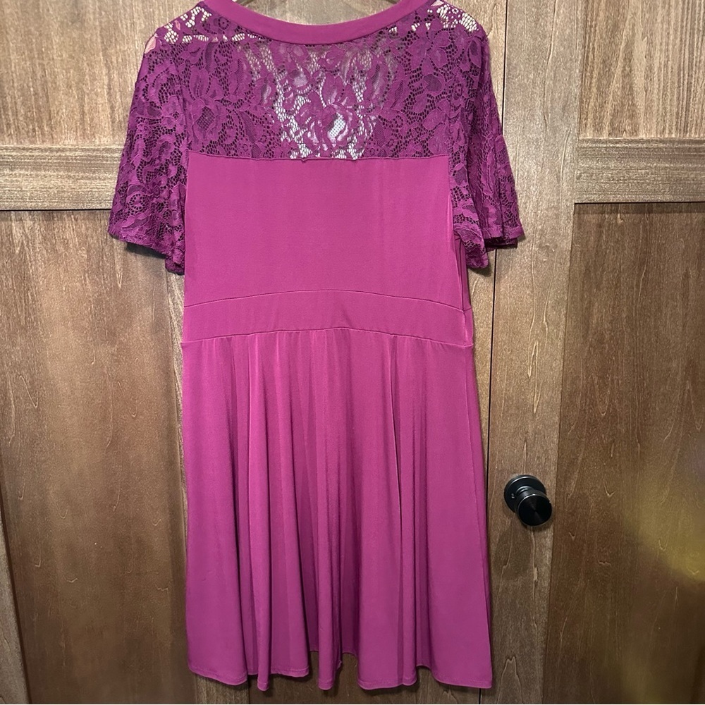 Torrid Purple Lace Midi Dress - Picture 3 of 3